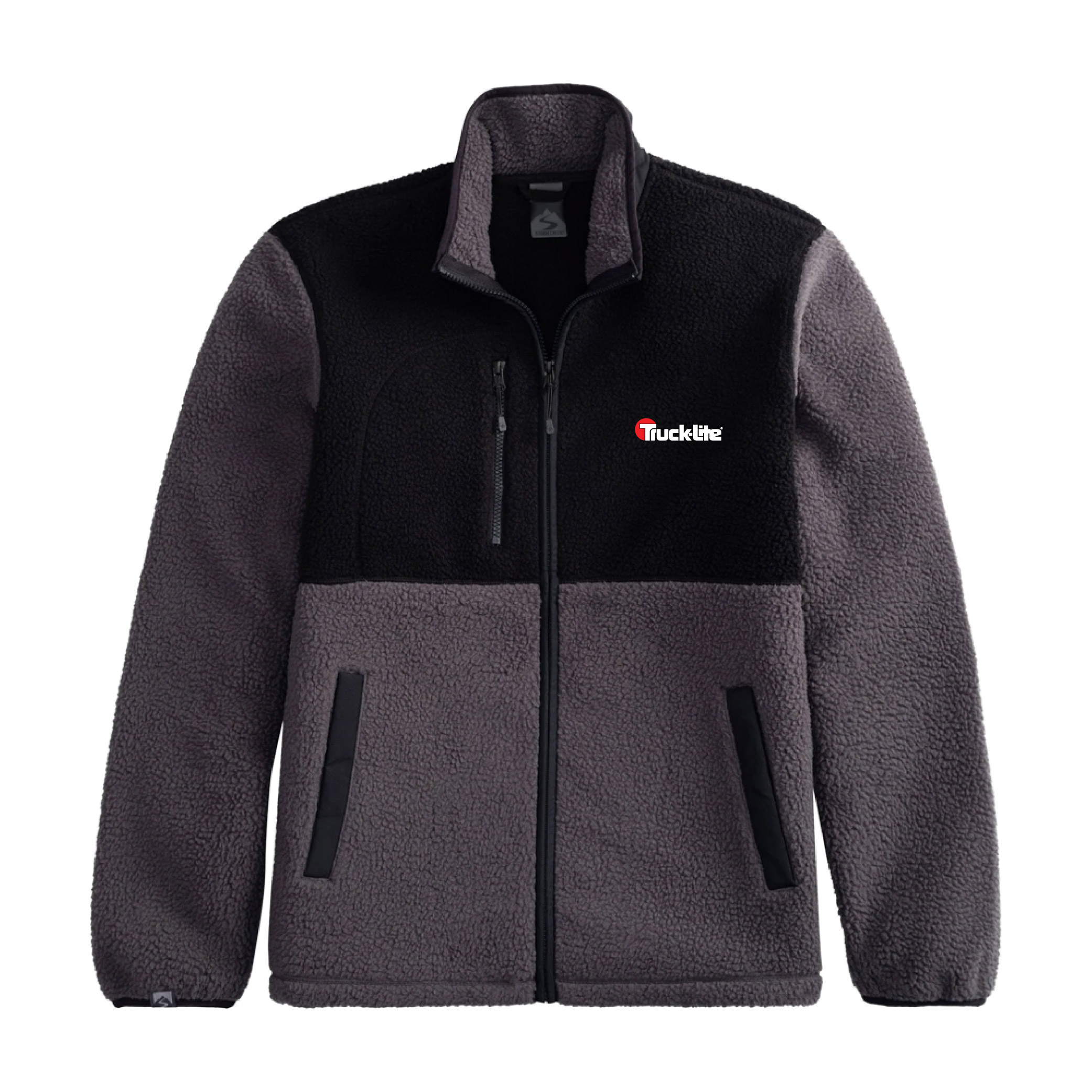 Men's Warm Up Colorblock Sherpa Fleece Jacket