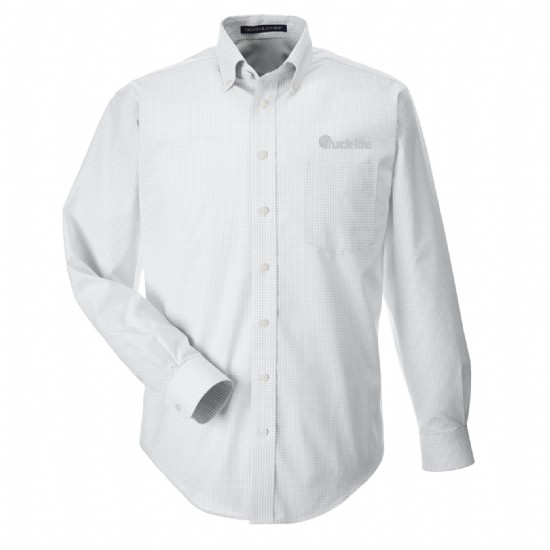 Devon & Jones Men's Crown Woven Collection Gingham Check