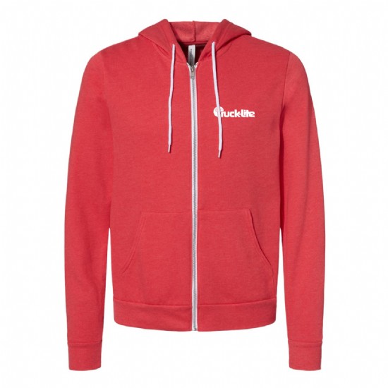 Bella + Canvas Unisex Sponge Fleece Full-Zip Hoodie