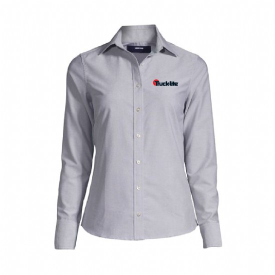 Women's Long Sleeve Oxford Shirt #2