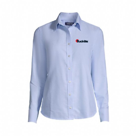 Women's Long Sleeve Oxford Shirt #3