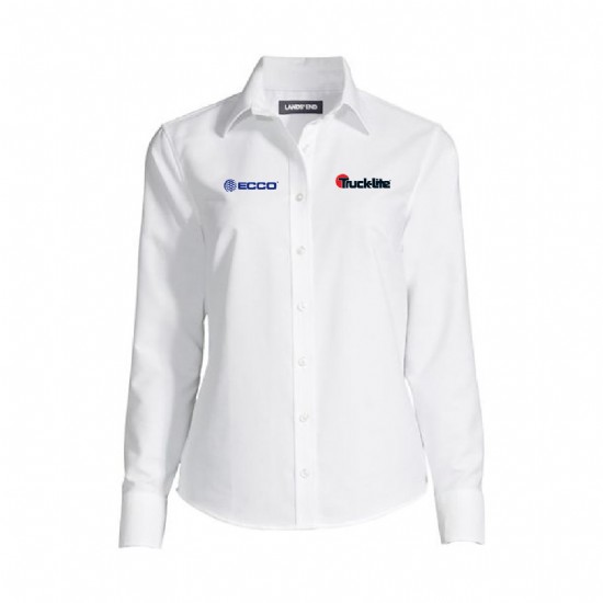 Women's Long Sleeve Oxford Shirt #4
