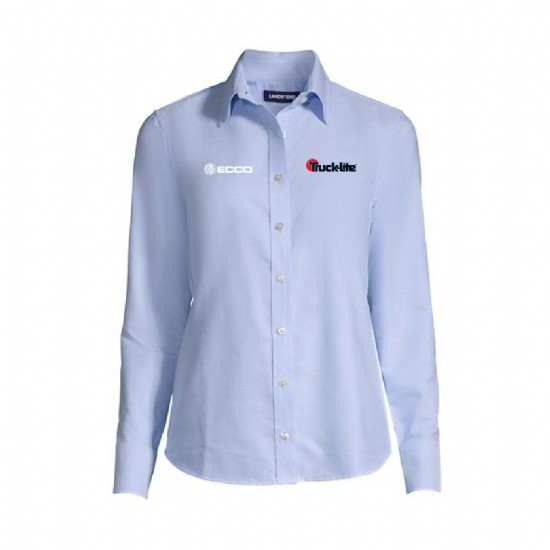 Women's Long Sleeve Oxford Shirt #6