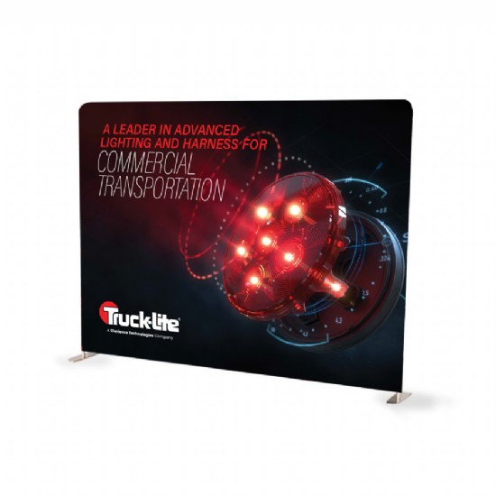 10ft Straight Tension Fabric Display (with soft canvas bag)