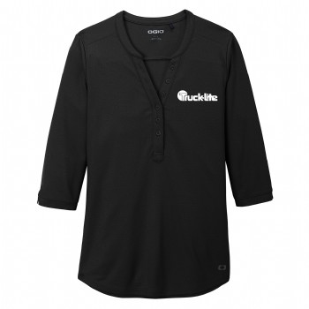 OGIO Ladies Jewel Henley