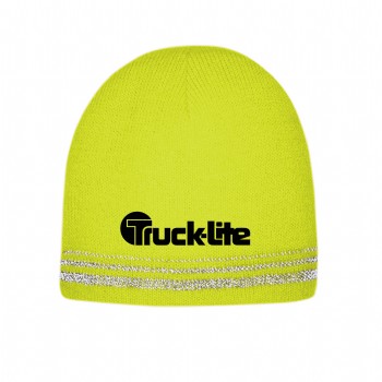 CornerStone Lined Enhanced Visibility with Reflective Stripes Beanie