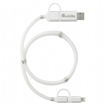 Whirl 5-in-1 Charging Cable with Magnetic Wrap