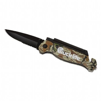 Camo Survival/Rescue Knife